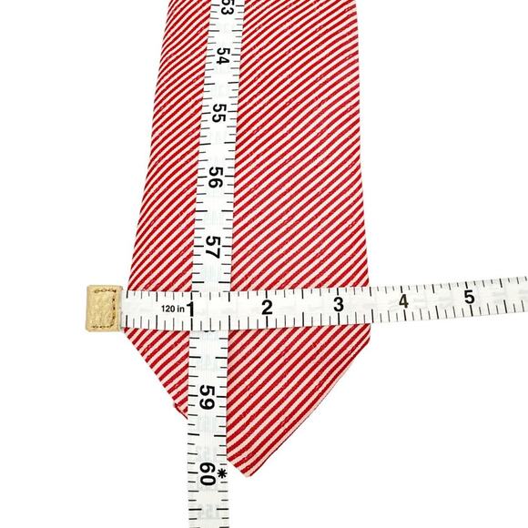 LOUIS VUITTON Monogram Diagonal Tie in Red - Picture 10 of 10